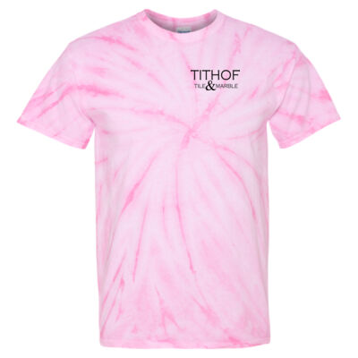 Tithof Tile & Marble  - Cyclone Pinwheel Tie-Dyed T-Shirt Thumbnail