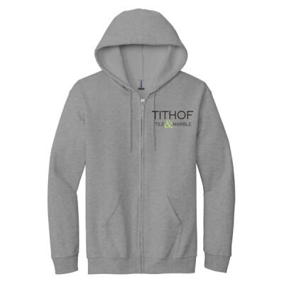 Tithof Tile & Marble  - Heavy Blend Full Zip Hooded Sweatshirt Thumbnail