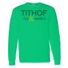 Heavy Cotton 100% Cotton Long Sleeve T Shirt Thumbnail