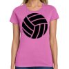 Ladies Heavy Cotton 100% Cotton T Shirt Thumbnail