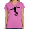 Ladies Heavy Cotton 100% Cotton T Shirt Thumbnail