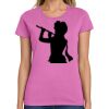 Ladies Heavy Cotton 100% Cotton T Shirt Thumbnail