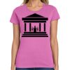 Ladies Heavy Cotton 100% Cotton T Shirt Thumbnail