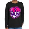 Youth Heavy Cotton 100% Cotton Long Sleeve T Shirt Thumbnail