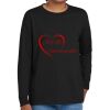 Youth Heavy Cotton 100% Cotton Long Sleeve T Shirt Thumbnail