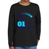 Youth Heavy Cotton 100% Cotton Long Sleeve T Shirt Thumbnail