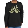 Youth Heavy Cotton 100% Cotton Long Sleeve T Shirt Thumbnail